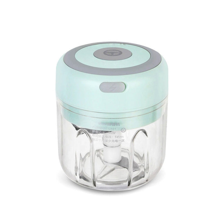 ZM-14 Household Mini Wireless Electric Garlic Masher, White 100ml, Green 100ml, Pink 100ml, High Cup White 250ml, High Cup Green 250ml, High Cup Pink 250ml, White Glass 300ml, Green Glass 300ml, Pink Glass 300ml, White High Cup 250ml + Small Cup 100ml�...
