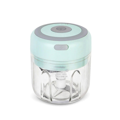 ZM-14 Household Mini Wireless Electric Garlic Masher, White 100ml, Green 100ml, Pink 100ml, High Cup White 250ml, High Cup Green 250ml, High Cup Pink 250ml, White Glass 300ml, Green Glass 300ml, Pink Glass 300ml, White High Cup 250ml + Small Cup 100ml�...