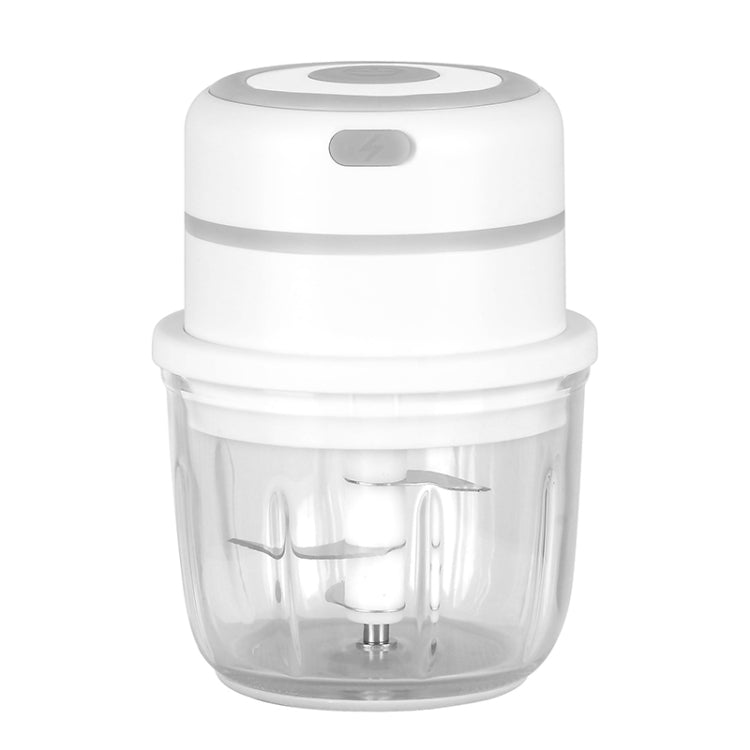ZM-14 Household Mini Wireless Electric Garlic Masher, White 100ml, Green 100ml, Pink 100ml, High Cup White 250ml, High Cup Green 250ml, High Cup Pink 250ml, White Glass 300ml, Green Glass 300ml, Pink Glass 300ml, White High Cup 250ml + Small Cup 100ml�...
