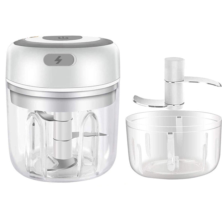 ZM-14 Household Mini Wireless Electric Garlic Masher, White 100ml, Green 100ml, Pink 100ml, High Cup White 250ml, High Cup Green 250ml, High Cup Pink 250ml, White Glass 300ml, Green Glass 300ml, Pink Glass 300ml, White High Cup 250ml + Small Cup 100ml�...