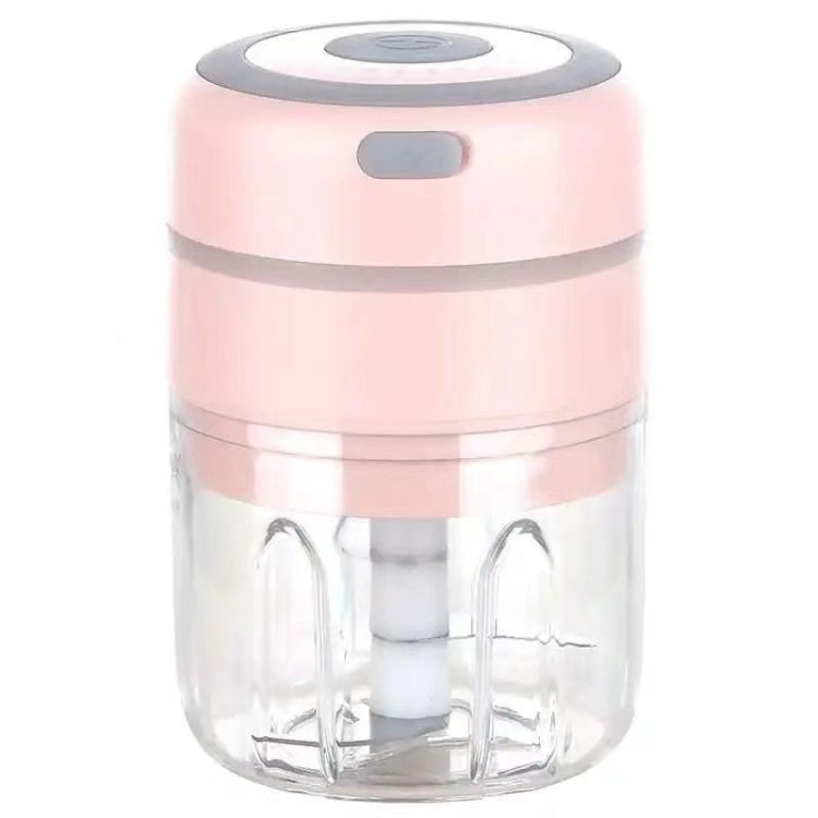 ZM-14 Household Mini Wireless Electric Garlic Masher, White 100ml, Green 100ml, Pink 100ml, High Cup White 250ml, High Cup Green 250ml, High Cup Pink 250ml, White Glass 300ml, Green Glass 300ml, Pink Glass 300ml, White High Cup 250ml + Small Cup 100ml�...