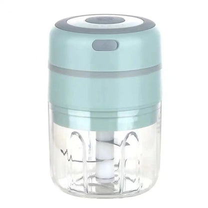 ZM-14 Household Mini Wireless Electric Garlic Masher, White 100ml, Green 100ml, Pink 100ml, High Cup White 250ml, High Cup Green 250ml, High Cup Pink 250ml, White Glass 300ml, Green Glass 300ml, Pink Glass 300ml, White High Cup 250ml + Small Cup 100ml�...