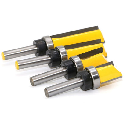 8MM Shank Copy Type Trimming Knife Straight Edge Engraving Machine Milling Cutter, 8x3/4x20mm, 8x3/4x25mm, 8x3/4x38mm, 8x3/4x50mm, 4PCS/Set