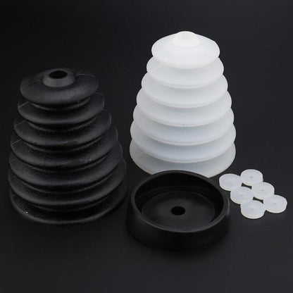 2 PCS Electric Hammer Dust Cover Dust Collection Bowl Impact Drill Accessories, Dust Cover(Black), Dust Cover(White)