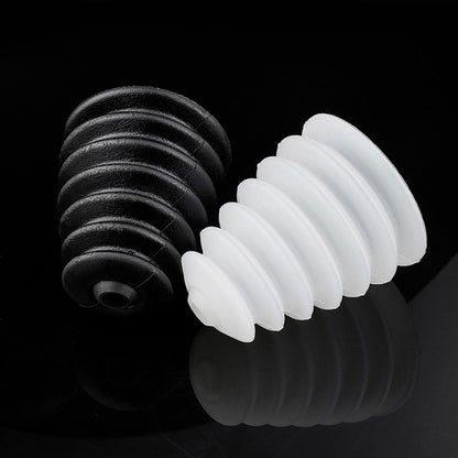 2 PCS Electric Hammer Dust Cover Dust Collection Bowl Impact Drill Accessories, Dust Cover(Black), Dust Cover(White)