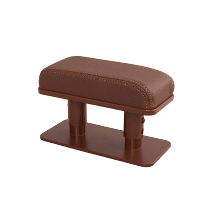 Car Arm Handle Seat Left Hand Elbow Tray Universal Leather Increasing Pad Central Armrest Box, Black+Black line, Beige, Brown, Gray, Black+White Line, Black+Red Line