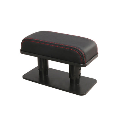 Car Arm Handle Seat Left Hand Elbow Tray Universal Leather Increasing Pad Central Armrest Box, Black+Black line, Beige, Brown, Gray, Black+White Line, Black+Red Line