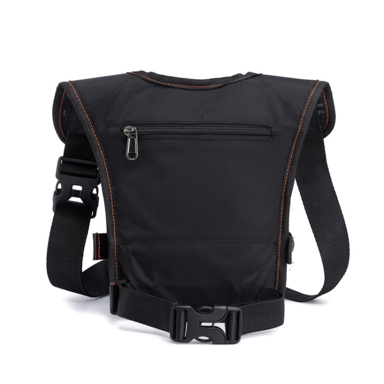 HaoShuai 5126 Outdoor Riding Leg Bag Multifunctional Sports Men Chest Bag Portable Waist Bag Messenger Bag, Navy Blue, Black, Army Green, Dark Green