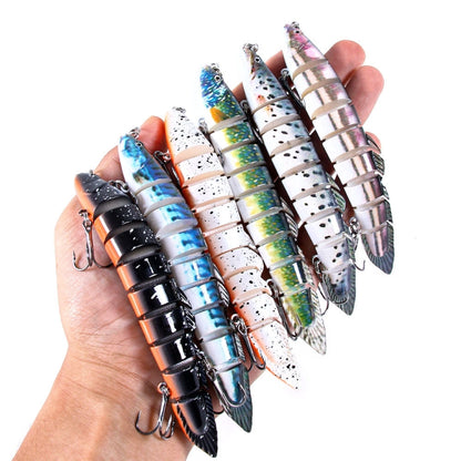 HENGJIA Multi-Segment Fish Bait Fake Fish Bait Luya Loach Bait