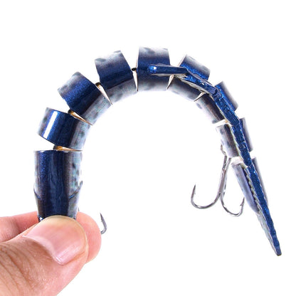 HENGJIA Multi-Segment Fish Bait Fake Fish Bait Luya Loach Bait