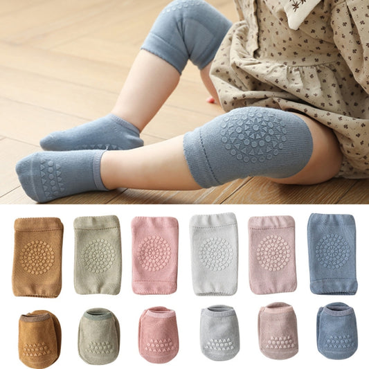 Summer Children Knee Pads Baby Floor Socks Baby Non-Slip Crawling Sports Protection Suit, S 0-1 Years Old, M 1-3 Years Old