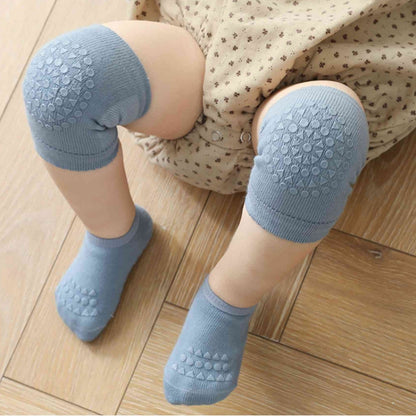 Summer Children Knee Pads Baby Floor Socks Baby Non-Slip Crawling Sports Protection Suit, S 0-1 Years Old, M 1-3 Years Old