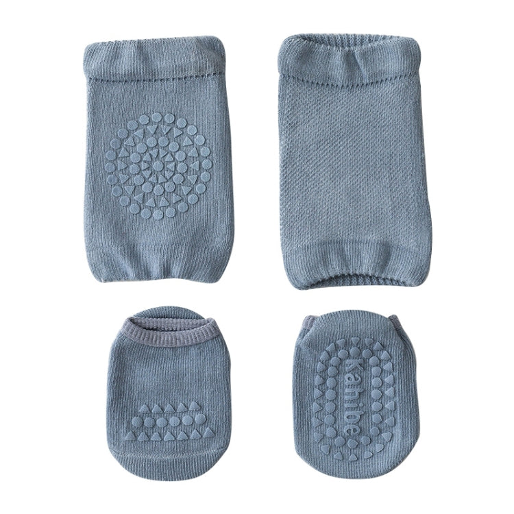 Summer Children Knee Pads Baby Floor Socks Baby Non-Slip Crawling Sports Protection Suit, S 0-1 Years Old, M 1-3 Years Old