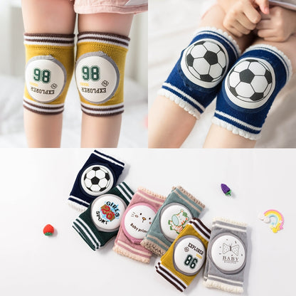 Summer Baby Knee Pads Crawling Pedestrian Anti-Fall Children Elbow Pads and Knee Pads Suitable Age:, 0-4 Years Old