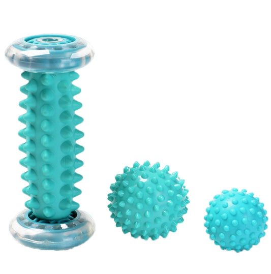 Massage Ball Plantar Fascia Ball Muscle Relaxation Fitness Ball Hand Holding Ball,Style:, Set 1, Foot Massage Wheel, Set 2, Blue Foot Bottom + Bump Peanut Ball + 7cm Tattan, Green Foot Bottom + Bump Peanut Ball + 7cm Tattan�����������������������������...