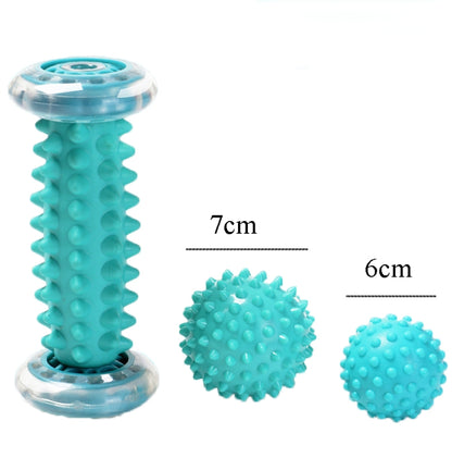 Massage Ball Plantar Fascia Ball Muscle Relaxation Fitness Ball Hand Holding Ball,Style:, Set 1, Foot Massage Wheel, Set 2, Blue Foot Bottom + Bump Peanut Ball + 7cm Tattan, Green Foot Bottom + Bump Peanut Ball + 7cm Tattan�����������������������������...