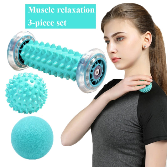 Massage Ball Plantar Fascia Ball Muscle Relaxation Fitness Ball Hand Holding Ball,Style:, Set 1, Foot Massage Wheel, Set 2, Blue Foot Bottom + Bump Peanut Ball + 7cm Tattan, Green Foot Bottom + Bump Peanut Ball + 7cm Tattan�����������������������������...