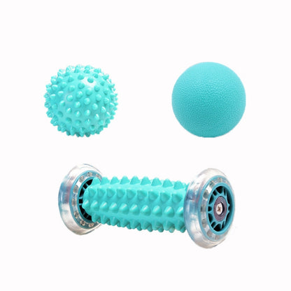 Massage Ball Plantar Fascia Ball Muscle Relaxation Fitness Ball Hand Holding Ball,Style:, Set 1, Foot Massage Wheel, Set 2, Blue Foot Bottom + Bump Peanut Ball + 7cm Tattan, Green Foot Bottom + Bump Peanut Ball + 7cm Tattan�����������������������������...