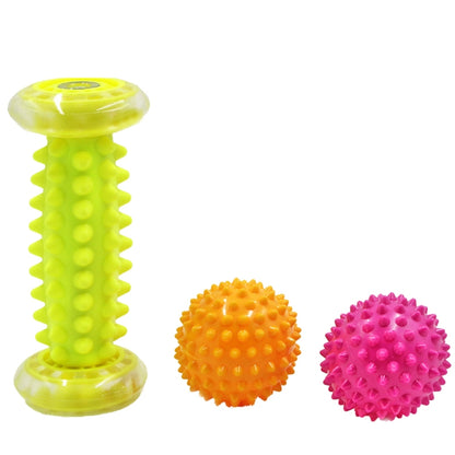 Massage Ball Plantar Fascia Ball Muscle Relaxation Fitness Ball Hand Holding Ball,Style:, Set 1, Foot Massage Wheel, Set 2, Blue Foot Bottom + Bump Peanut Ball + 7cm Tattan, Green Foot Bottom + Bump Peanut Ball + 7cm Tattan�����������������������������...
