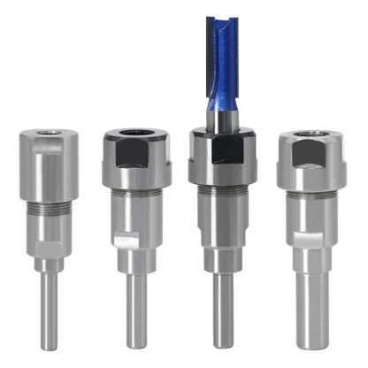 Engraving Trimming Machine Extension Pole Converter, 6mm To 6mm, 1/4mm To 1/4mm, 1/4mm To 8mm, 8mm To 12mm, 8mm To 1/2mm, 8mm To 8mm, 12mm To 12mm, 1/2mm To 1/2mm