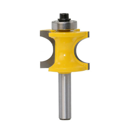 8-Shank Bearing Positive Semicircular Cutter Engraving Machine Woodworking Cutter, No. 1, No. 2, No. 3, No. 4, No. 5, 5 PCS/Set