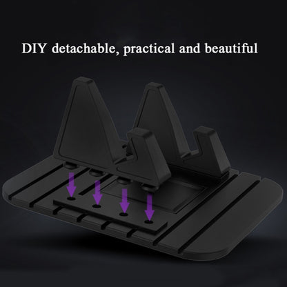 6 PCS Silicone Car Mobile Phone Bracket Car Mini Lazy Bracket, Mini Lazy Bracket