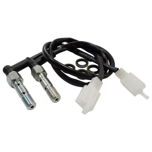Motorcycle Accessories Disc Brake Pad M10 Hydraulic Brake Switch Double Hole Hydraulic Brake Switch, M10 x 1.25mm, M10 x 1.00mm