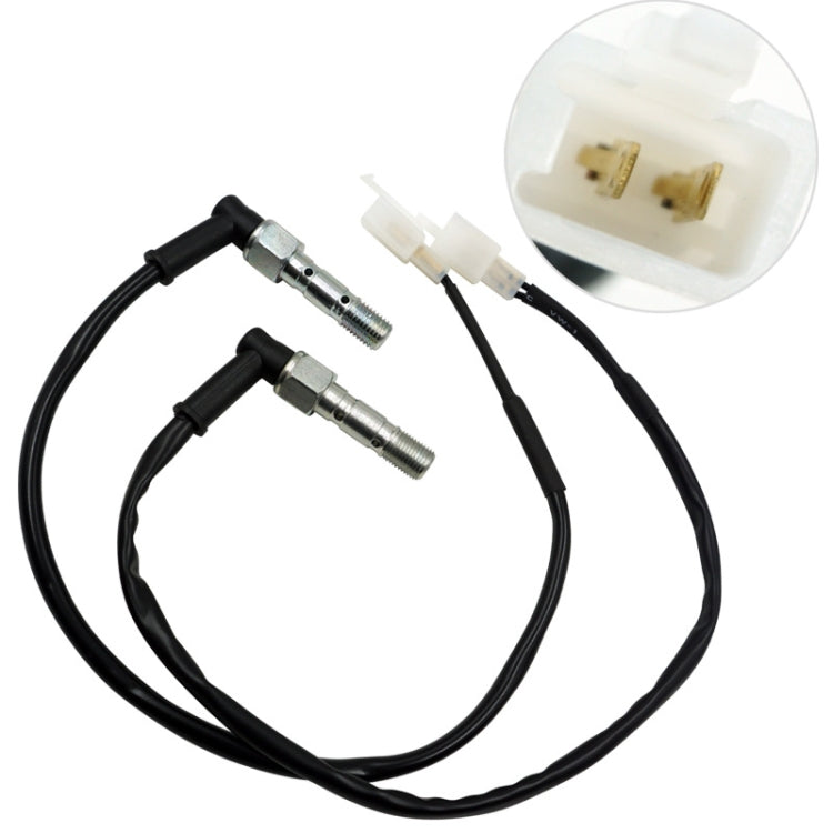 Motorcycle Accessories Disc Brake Pad M10 Hydraulic Brake Switch Double Hole Hydraulic Brake Switch, M10 x 1.25mm, M10 x 1.00mm