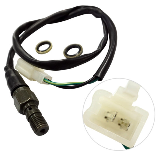 2 PCS Motorcycle Modified Accessories Disc Brake Hydraulic Switch Line, M10 x 1.25mm Square Plug, M10 x 1.25mm Plug