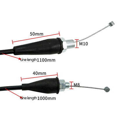 4 PCS Motorcycle Off-Road Vehicle Modification Accessories Handle Throttle Line, M8, M10