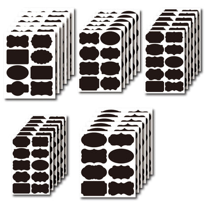 50 Sets Erasable Waterproof Removable Bottle Can PVC Blackboard Sticker, 2PCS/Set 190x225mm, 8PCS/Set  190x245mm, 8PCS/Set 110x156mm, 8PCS/Set  140x182mm, 8PCS/Set 190x225mm, 10PCS/Set 130x220mm, 10PCS/Set  140x220mm, 10PCS/Set 120x187mm���������������...