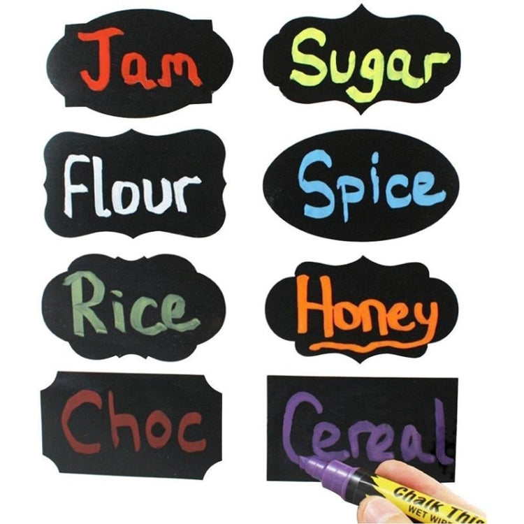 50 Sets Erasable Waterproof Removable Bottle Can PVC Blackboard Sticker, 2PCS/Set 190x225mm, 8PCS/Set  190x245mm, 8PCS/Set 110x156mm, 8PCS/Set  140x182mm, 8PCS/Set 190x225mm, 10PCS/Set 130x220mm, 10PCS/Set  140x220mm, 10PCS/Set 120x187mm���������������...