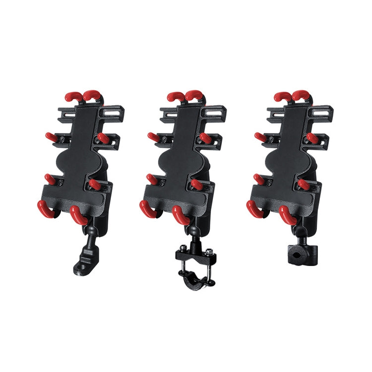 Motorcycle Metal Navigation Mobile Phone Bracket,Style:, Rearview Mirror Installation (Anti-theft), Rearview Mirror Installation (Hand Twist), Thin Tube Fixation (Anti-theft), Thin Tube Fixation (Hand Twist), Handle Installation (Anti-theft)�����������...