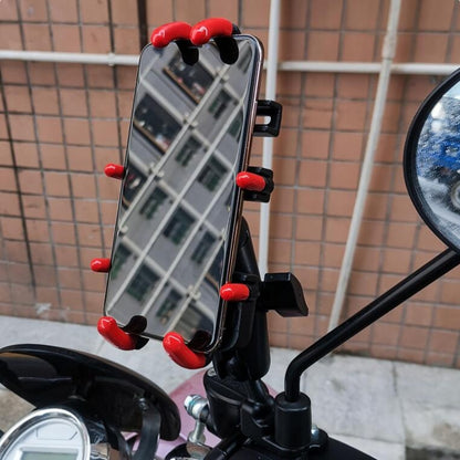 Motorcycle Metal Navigation Mobile Phone Bracket,Style:, Rearview Mirror Installation (Anti-theft), Rearview Mirror Installation (Hand Twist), Thin Tube Fixation (Anti-theft), Thin Tube Fixation (Hand Twist), Handle Installation (Anti-theft)�����������...