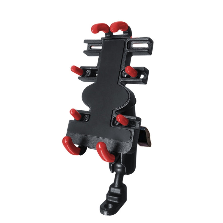 Motorcycle Metal Navigation Mobile Phone Bracket,Style:, Rearview Mirror Installation (Anti-theft), Rearview Mirror Installation (Hand Twist), Thin Tube Fixation (Anti-theft), Thin Tube Fixation (Hand Twist), Handle Installation (Anti-theft)�����������...