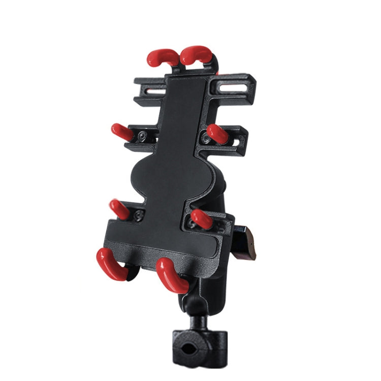 Motorcycle Metal Navigation Mobile Phone Bracket,Style:, Rearview Mirror Installation (Anti-theft), Rearview Mirror Installation (Hand Twist), Thin Tube Fixation (Anti-theft), Thin Tube Fixation (Hand Twist), Handle Installation (Anti-theft)�����������...