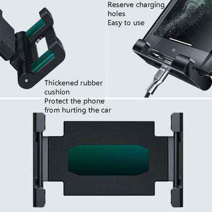 Bus Truck Mobile Phone Bracket Suction Cup Car Mobile Phone Bracket, 4 Claw Back Clip, Folding Flat Back Clip