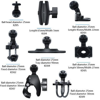 Motorcycle Riding Recorder Bracket Camera Holder, Style:, KZ05 + KL04 + KD05, KZ05 + KL04 + KD02, KZ05 + KL04 + KD01, KZ05 + KL04 + KD09, KZ05 + KL04 + KD04, KZ05 + KL04 + KD07