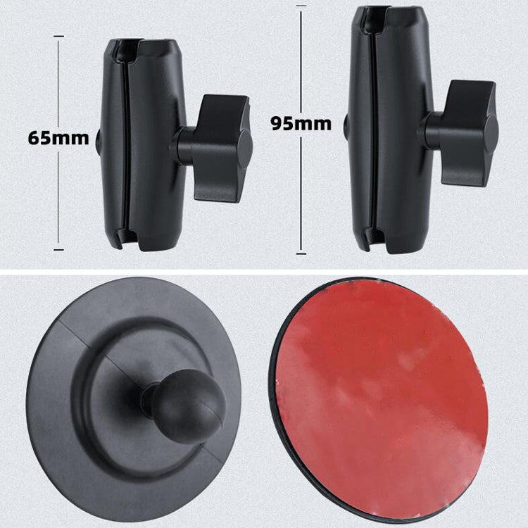 Curved Adhesive Car Instrument Table Bracket Car Mobile Phone Bracket Plastic Clamp Arm Style:, Small 4 Claw, Large 4 Claw, Plastic Clamp Arm