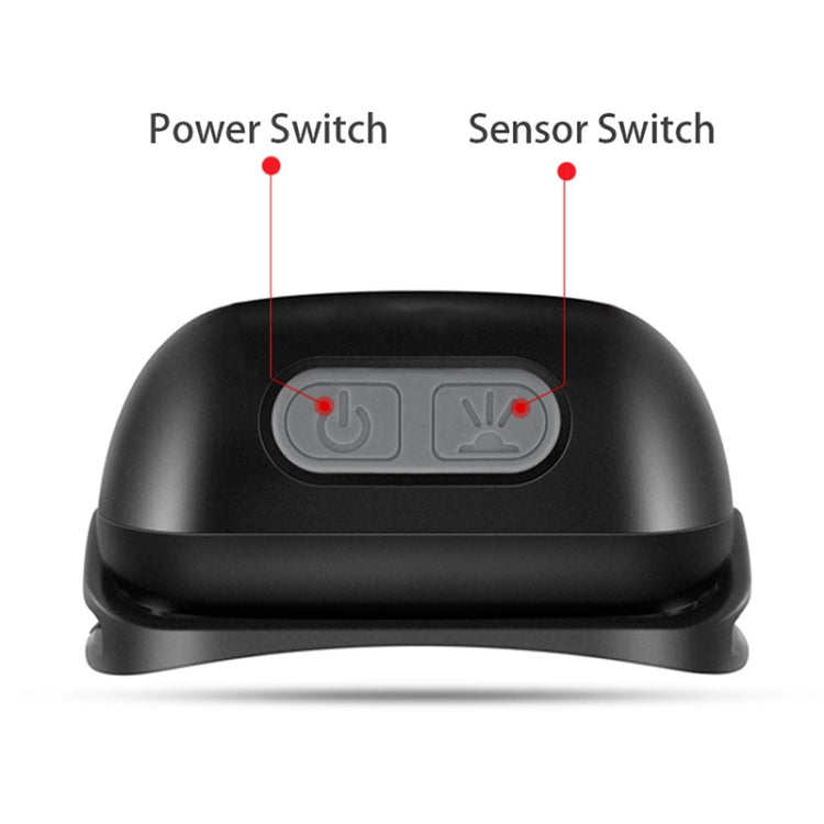 Smart Sensor Outdoor USB Headlight LED Portable Strong Light Night Running Headlight, Black 3W 100LM, White 3W 100LM, Orange 3W 100LM, White 5W 140LM, Orange 5W 140LM