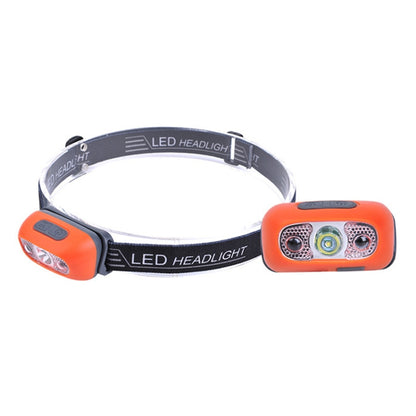 Smart Sensor Outdoor USB Headlight LED Portable Strong Light Night Running Headlight, Black 3W 100LM, White 3W 100LM, Orange 3W 100LM, White 5W 140LM, Orange 5W 140LM