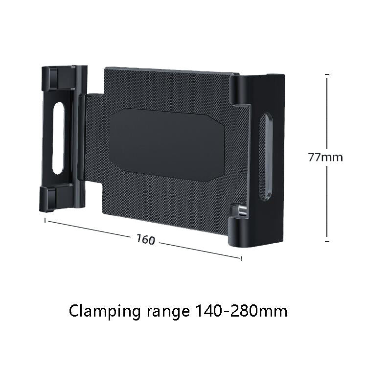 Car Headrest Bracket Rear Seat Back Tablet Holder, Applicable Tablet 140-280mm, Applicable Tablet 113-145mm