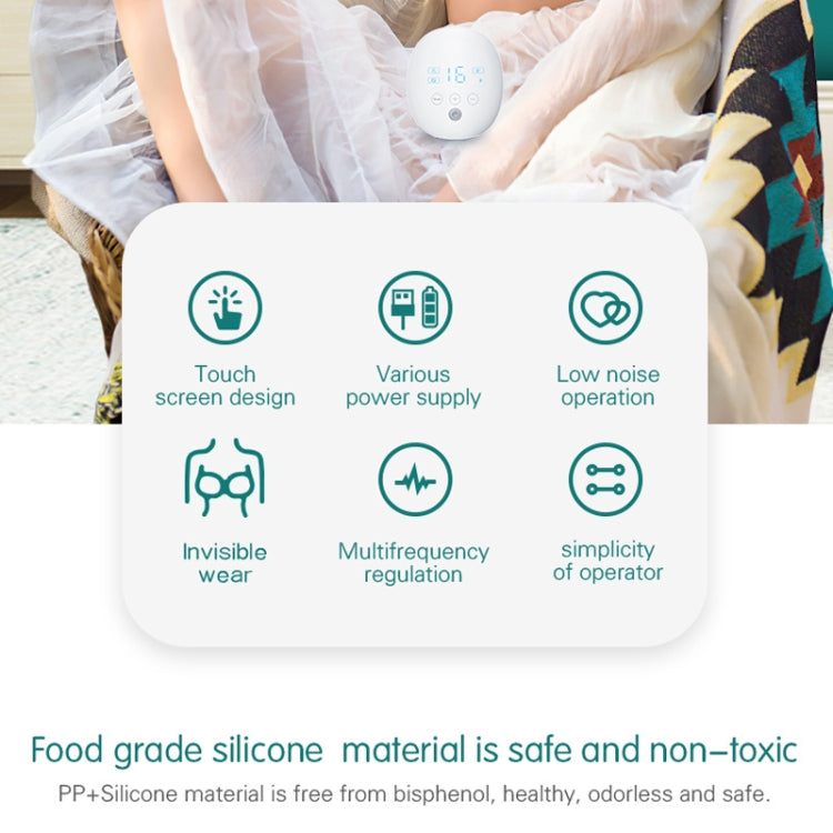 Wearable Automatic Breast Pump Massage Hands-free Invisible Wireless Large Suction Breast Pump, S4DW - English, S9 - English - Gray, S9 - English - Pink, S9 - English - Green, S12 - English - White