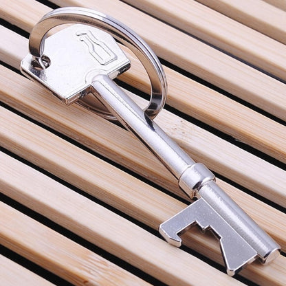 15 PCS Key Shape Keychain Beer Bottle Opener, Key Shape