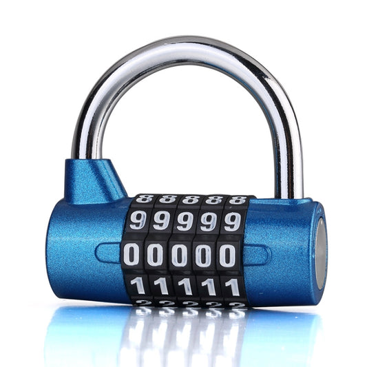 Large 5 Digit Combination Gym Cabinets Password Lock Tool Box Door Padlock, 5 Digit (Blue), 5 Digit (Red), 5 Digit (Black), 5 Digit (Silver)