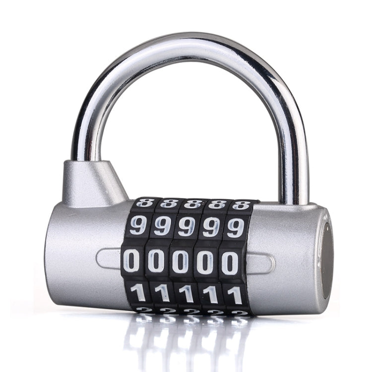 Large 5 Digit Combination Gym Cabinets Password Lock Tool Box Door Padlock, 5 Digit (Blue), 5 Digit (Red), 5 Digit (Black), 5 Digit (Silver)