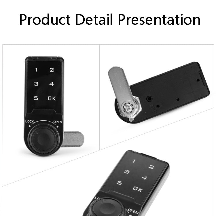 Open Hole Steel Cabinet File Cabinet Electronic Lock  Drawer Mailbox Gym Cabinet Door Password Lock, 20mm, 30mm