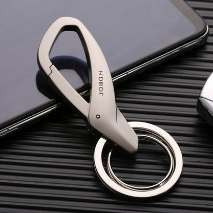 JOBON ZB-197 Car Waist Hanging Keychain Double Ring Metal Keychain, ZB-197