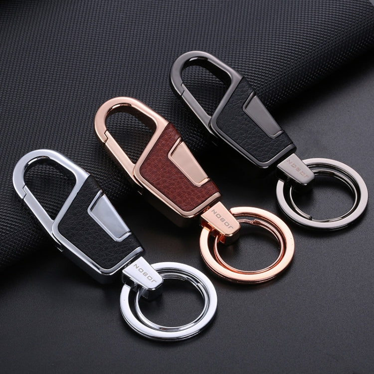 JOBON ZB-6611 Car Keychain Men Waist Hanging Keychain Simple Key Rings, ZB-6611