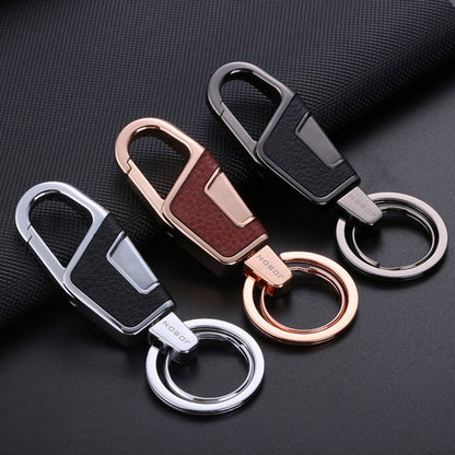 JOBON ZB-6611 Car Keychain Men Waist Hanging Keychain Simple Key Rings, ZB-6611